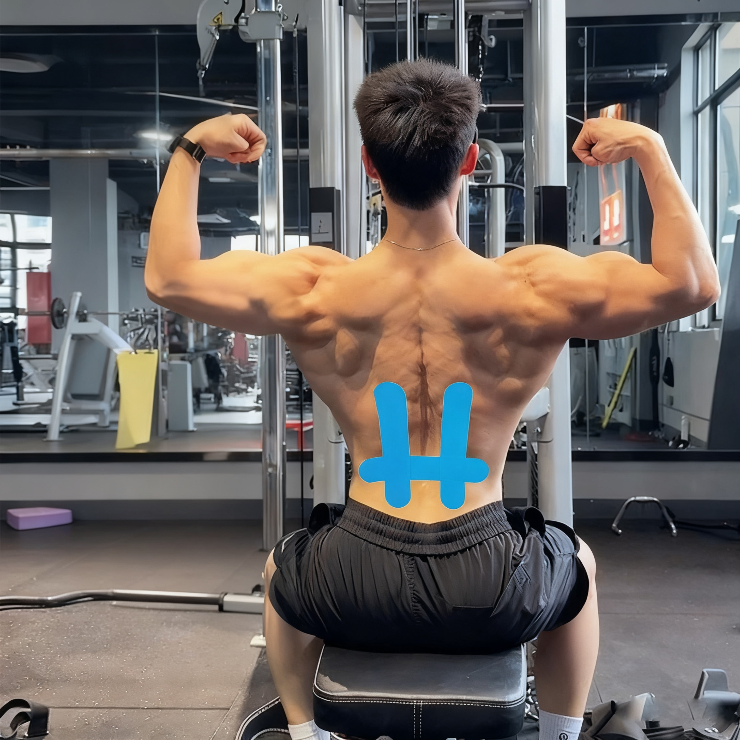 Unaprijed izrezana kineziološka traka, flaster za mišiće za leđa